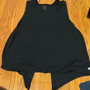 Gottex Black tie back tank L